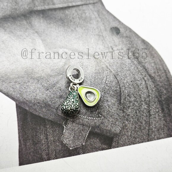 Pandora Avocado Double Dangle Charm - Picture 4 of 7